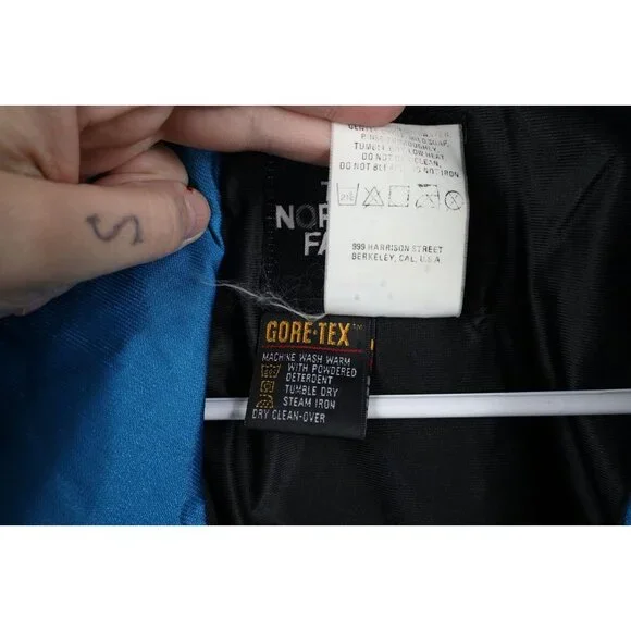 Vintage 80s 90s The North Face Mens Medium Goretex Color Block Waterproof Jacket